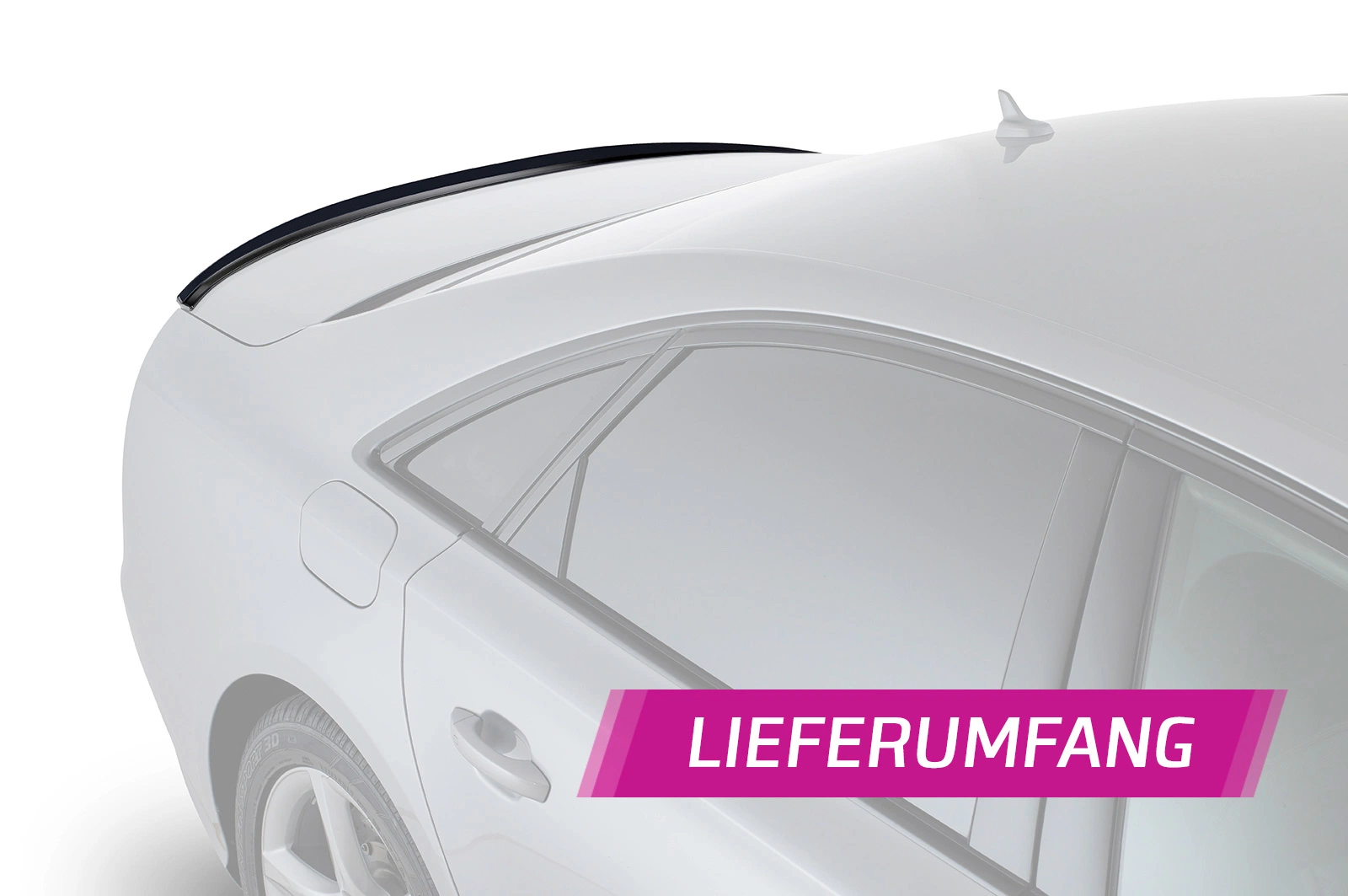 Achterspoiler Audi A8 / S8 D4 (Typ 4H) (2009–2017) Glans Zwart – CSR Automotive