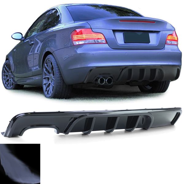 Diffuser BMW 1 Serie E82 E88 7-13 Glans Zwart
