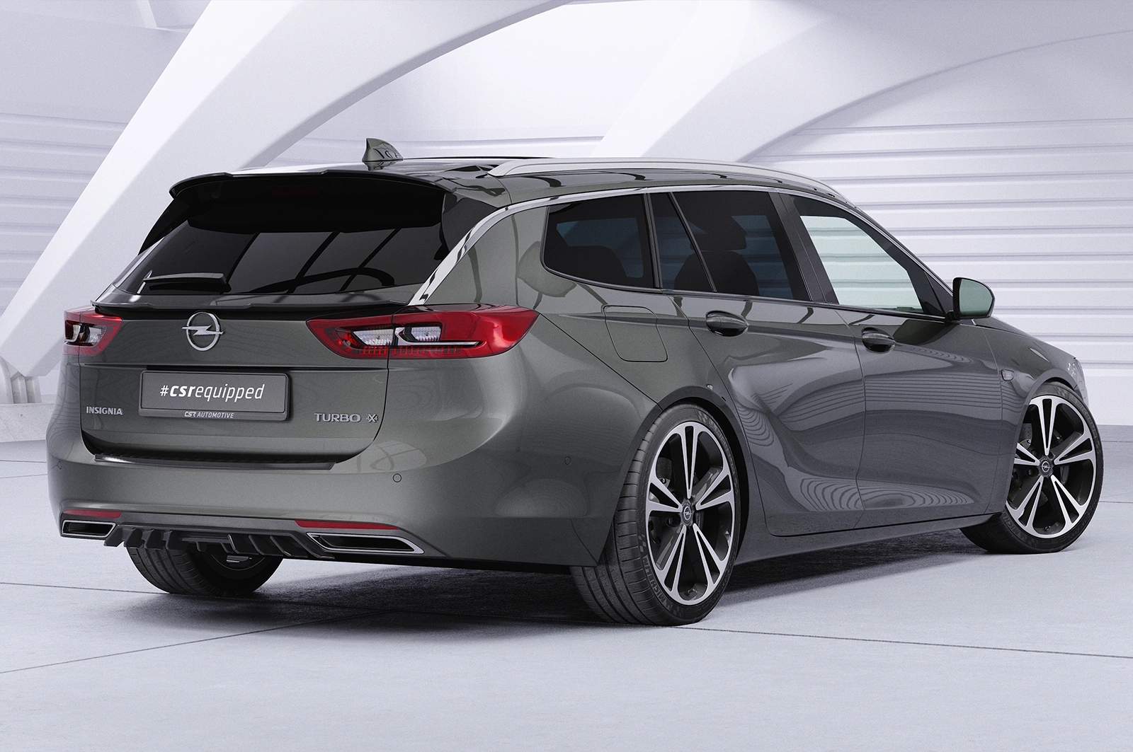 Achterspoiler Opel Insignia B Sports Tourer Glans Zwart – CSR Automotive