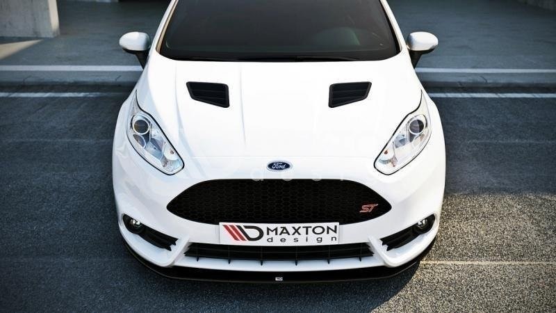 Voorspoiler Ford Fiesta ST Mk7 FL V.2 Glanzend Zwart