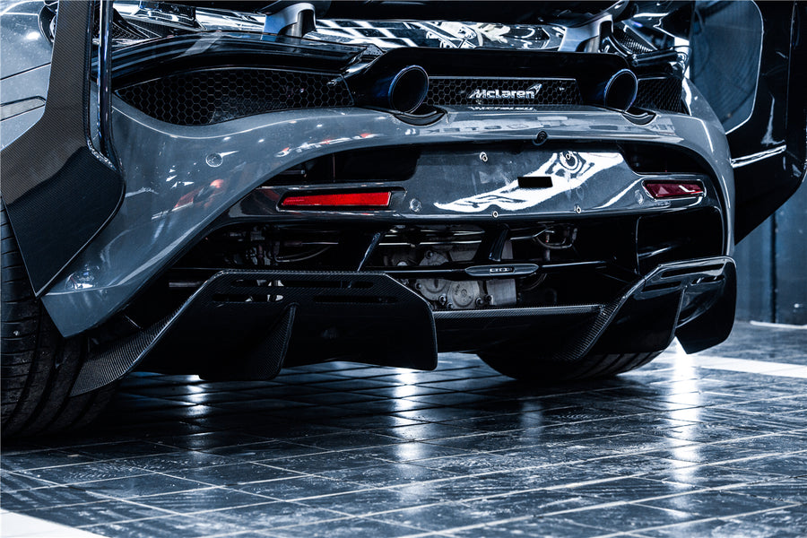 McLaren 720s BKSS Style Carbon Fiber Diffuser 2017-2021