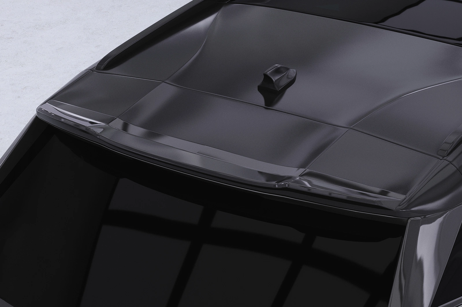 Achterspoiler Peugeot 2008 II / e-2008 glans zwart