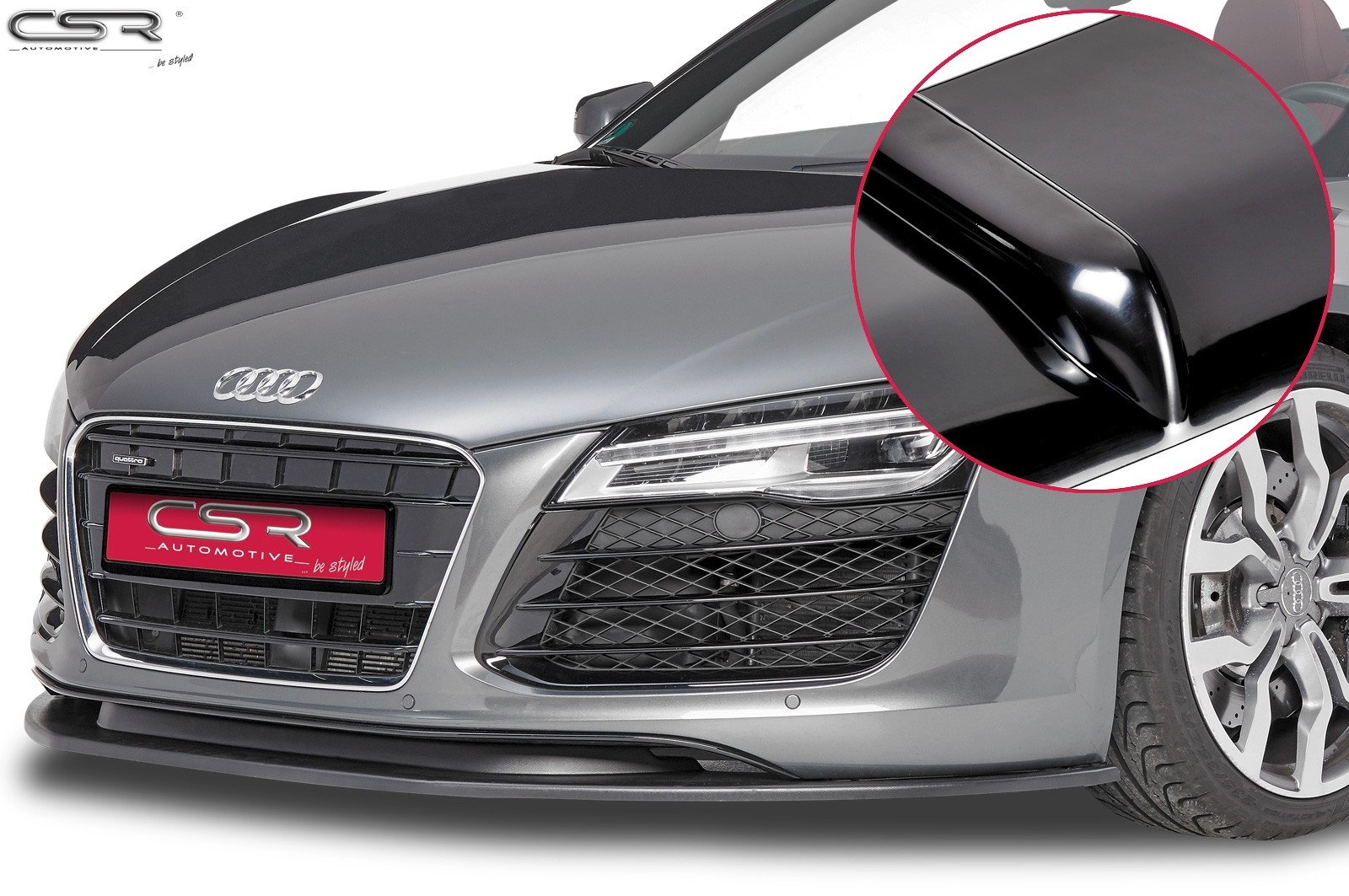 Cupspoilerlip Glossy Audi R8 CSL139-G