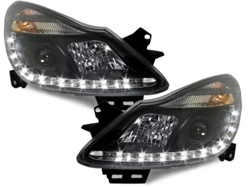 Headlights Opel Corsa D 06->>