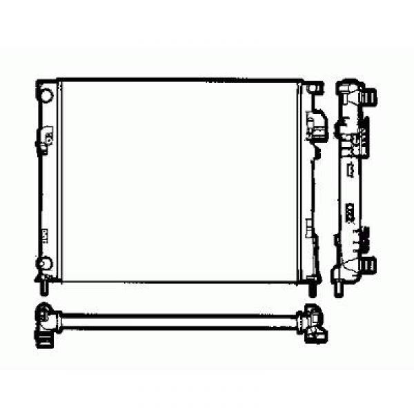 Radiator VIVARO/TRAFIC 01->> 560x469 2.0I/1.9 DCI +/-AC