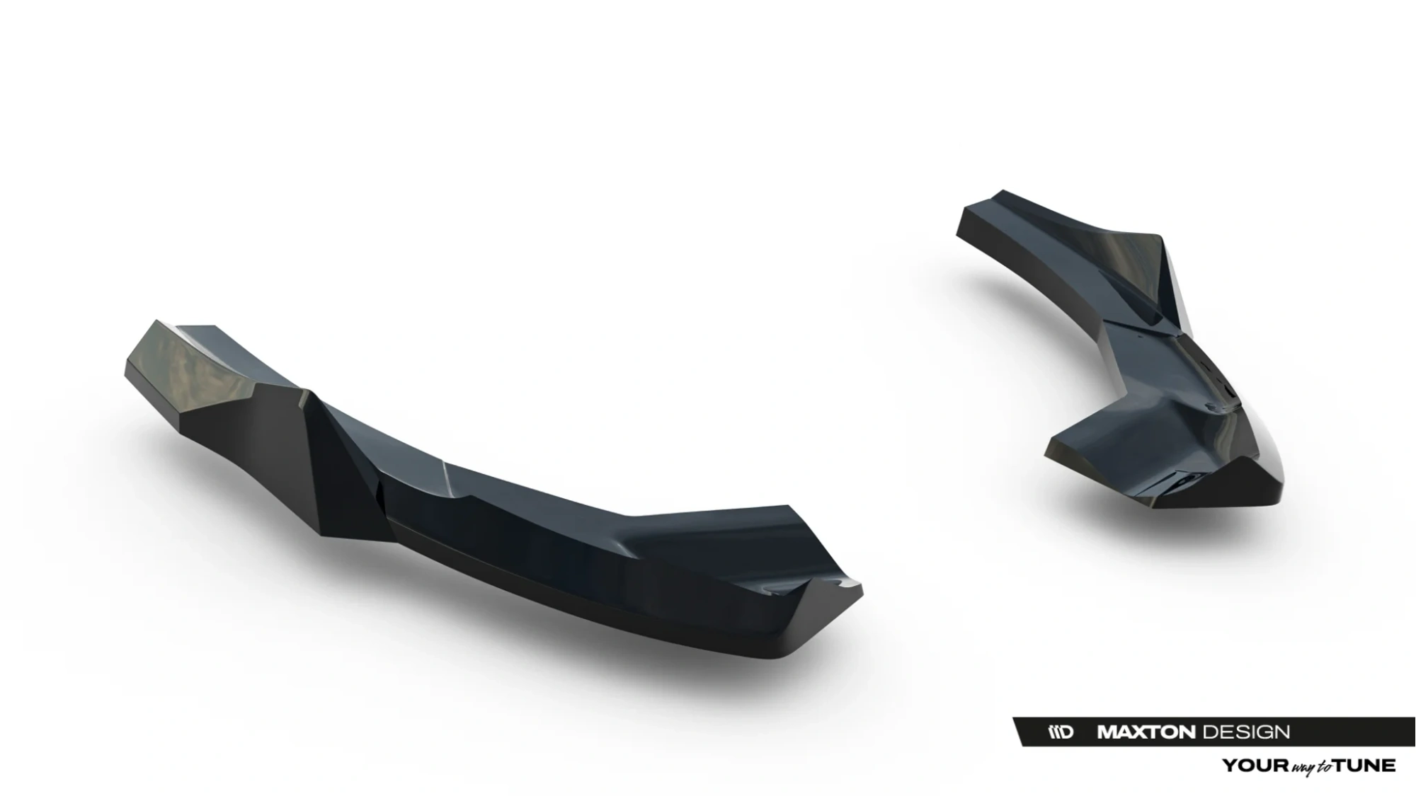 Zij-Diffuser Audi RS3 Sedan 8Y Facelift Maxton Glans Zwart V.3