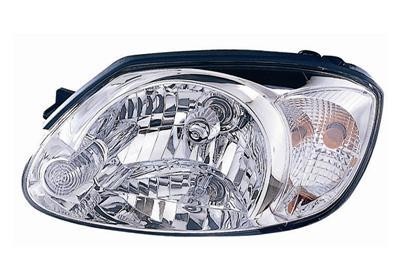 koplamp, H4, elektr verstelb, witte knipper, rechts Hyundai Acce