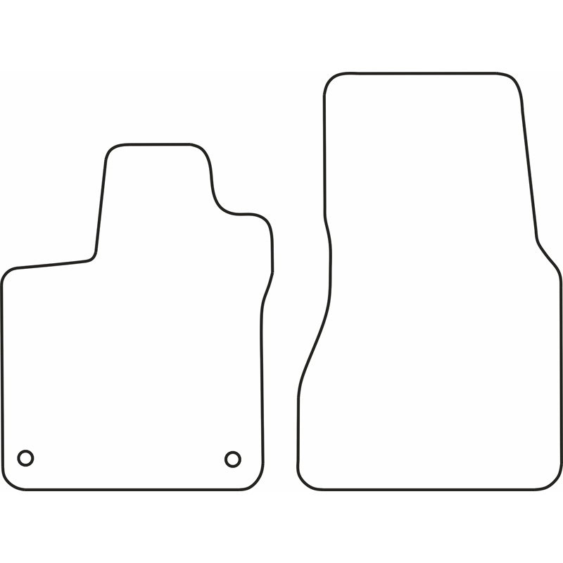Automatten Velours  MCC Smart ForTwo 2014-