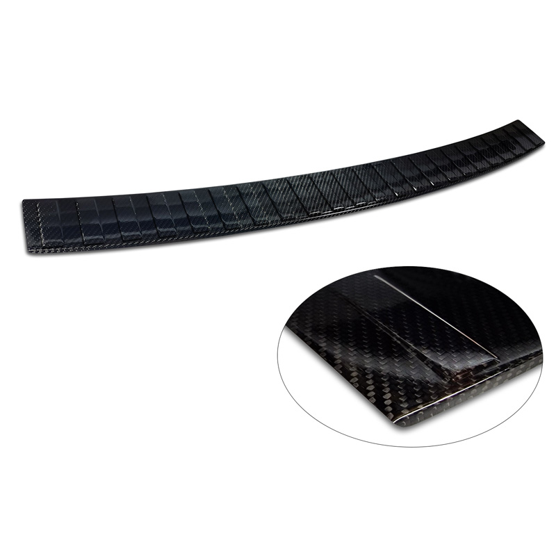 Echt 3D Carbon Achterbumperprotector  Skoda Superb III Combi 2015-2019 & Facelift 2019-2024 incl. Scout 'Ribs'