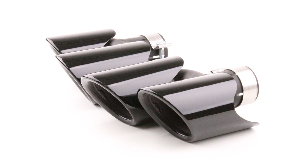 Exhaust tips Porsche Cayenne 958 92A Facelift GTS Look 14-17