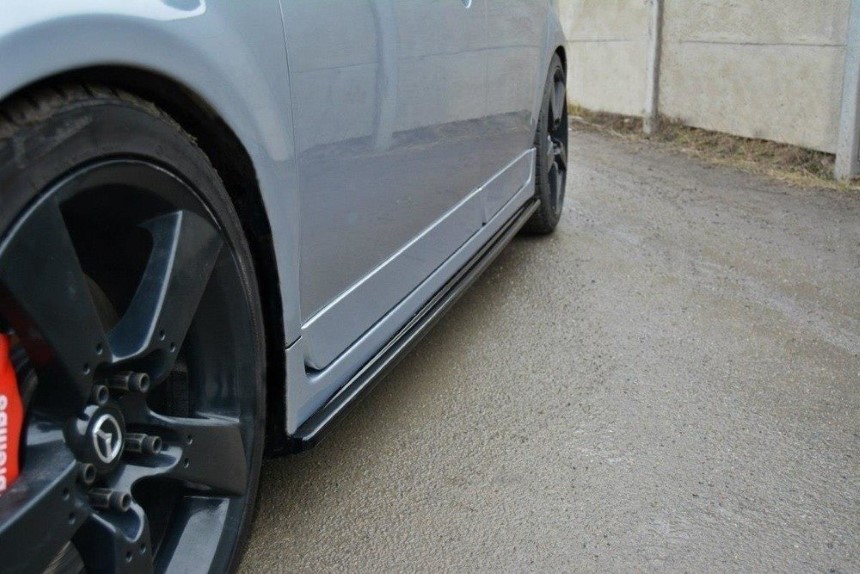 Zijskirts Mazda 6 Mk1 Maxton Design glans zwart