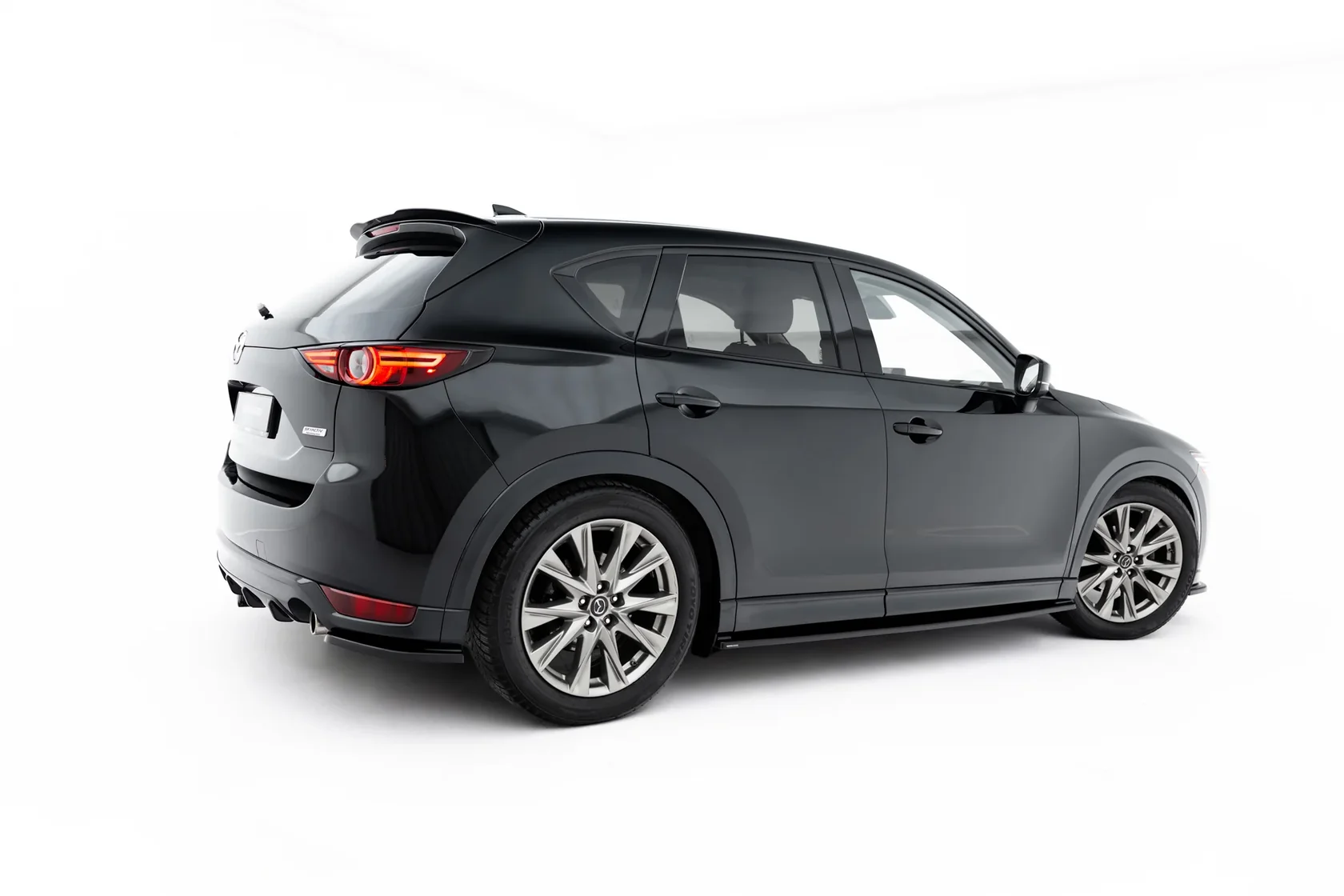 Zijskirt Mazda CX-5 Mk2 Glans Zwart
