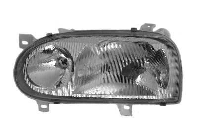 koplamp, Hella, H1+H1, elektr verstelb, rechts, 1993-VW Golf 3,