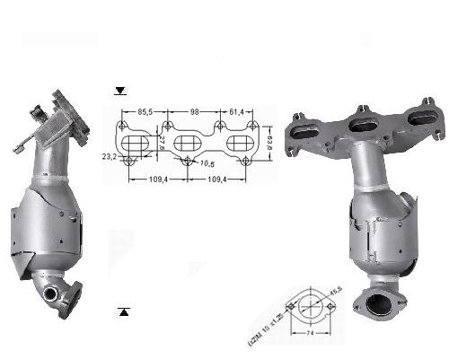 Hyundai COUPE 2.7i V6 24V 2657 cc 123 Kw / 167 cv 6BA Magnaflow