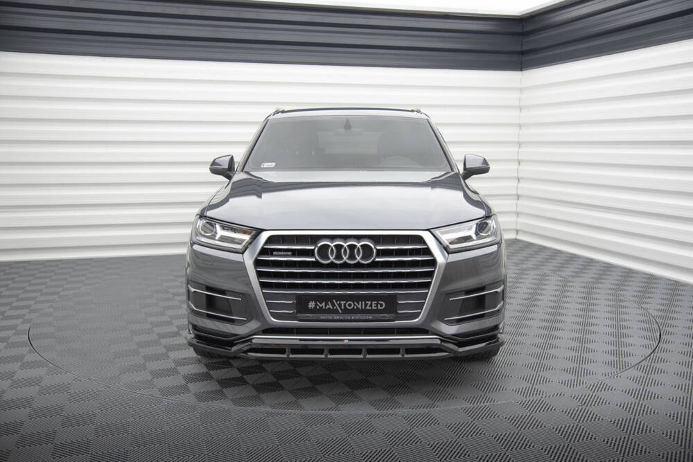Voorspoiler Audi Q7 4M Maxton Glans Zwart