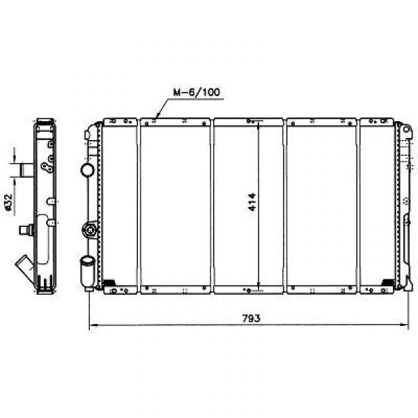 Radiator INTERSTAR/MOVANO 98-03 730x390 1.9/2.2/2.5/2.8 DTI