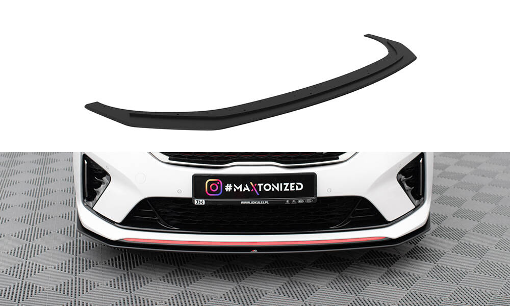 Street Pro zwarte Voorspoiler Kia Ceed GT MK3 / Proceed MK1