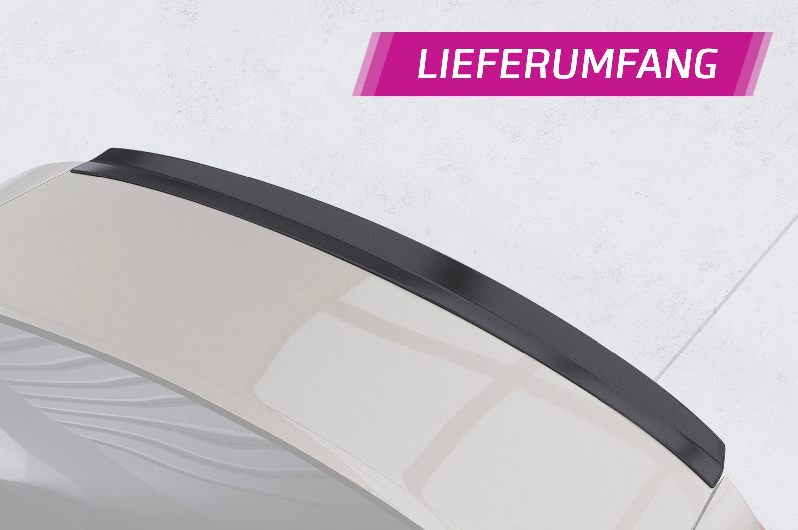Achterspoiler voor VW Passat B7 Typ 3C Glans Zwart (2010–2014) – CSR Automotive