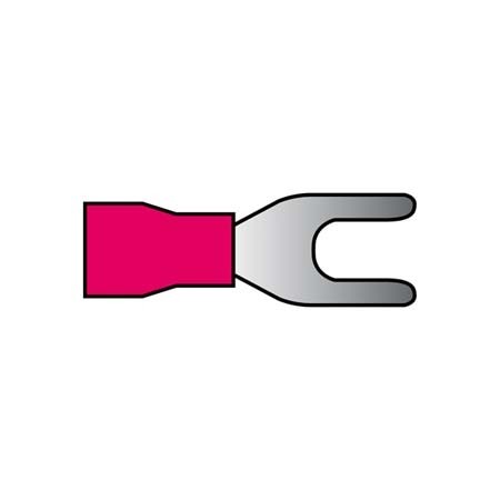 Kabelverbinders 016 rood 50st