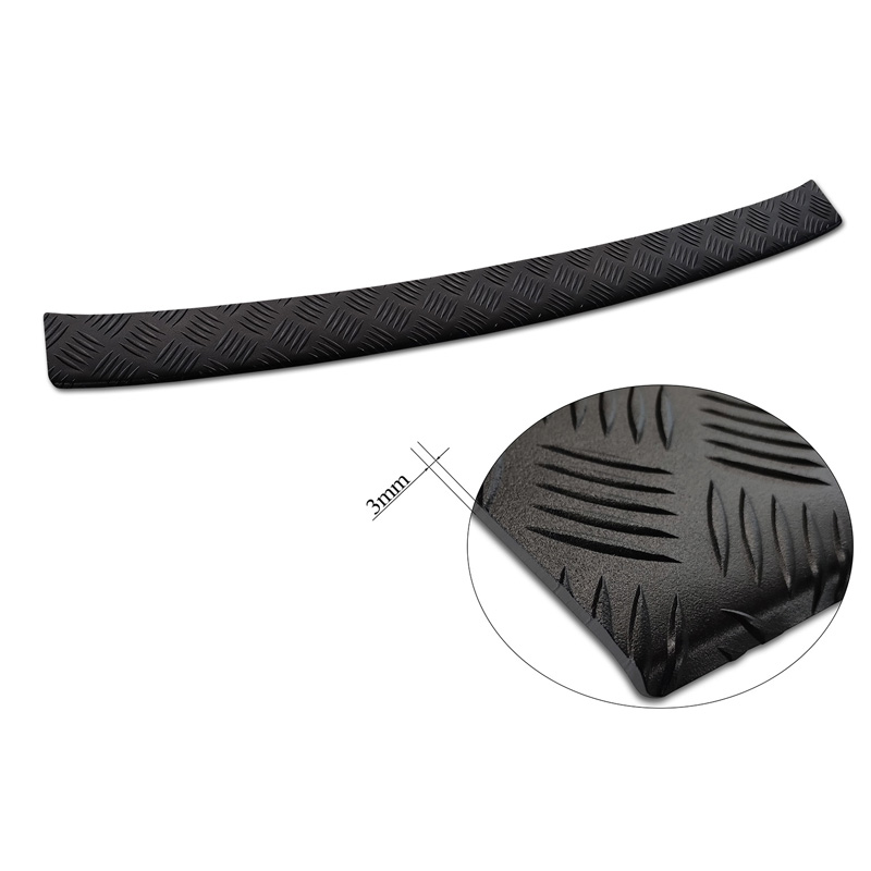 Matzwart Aluminium Achterbumperprotector  Nissan X-Trail IV (T33) 2021- 'Riffled Plate'