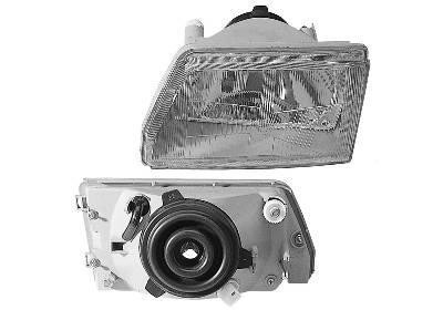 koplamp, grijs huis, H4, rechts Fiat Cinquecento, 1991-1998
