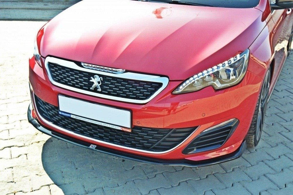 Voorspoiler Peugeot 308 GTI II Facelift  15-18 Glans Zwart