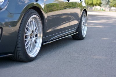 Zijskirts VW Golf 6 GTI / GTD Glans Zwart