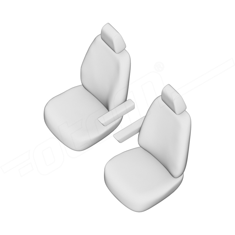 otoM Original Design Stoffen Stoelhoezenset 1+1  Renault Master IV 2024- (armsteun aan beide stoelen)