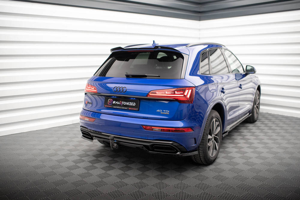 Diffuser Audi Q5 S-Line SUV Facelift 2020 - Maxton Glans Zwart