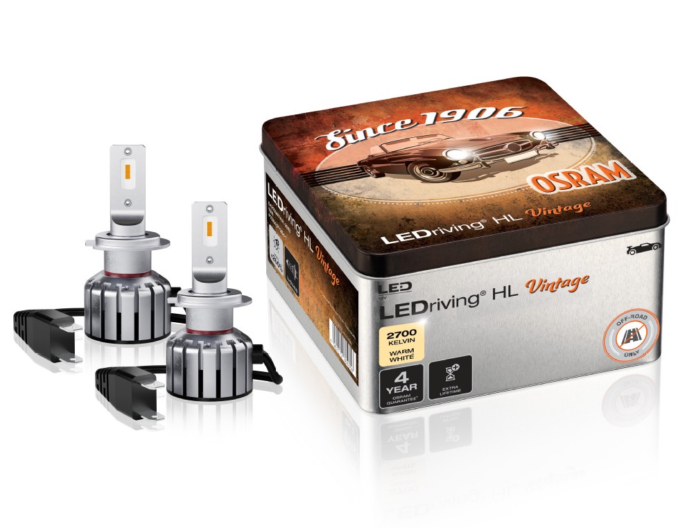 OSRAM LEDriving® HL VINTAGE [~H7/H18] 2700K Warm White NO ECE 2St.
