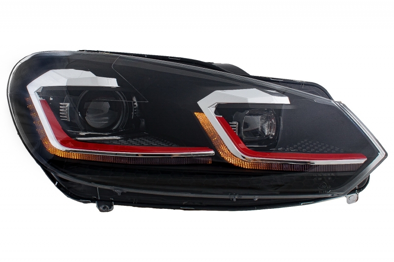 Headlights VW Golf VI Devil Eyes Dlite LED black