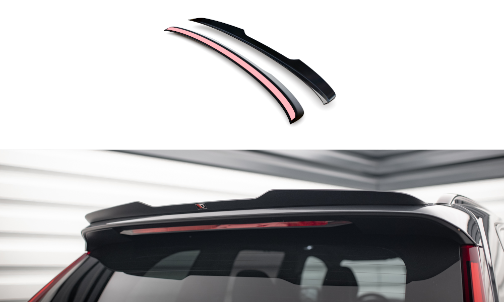 Spoiler Volvo XC90 R-Design Facelift 2019- Maxton Glans Zwart
