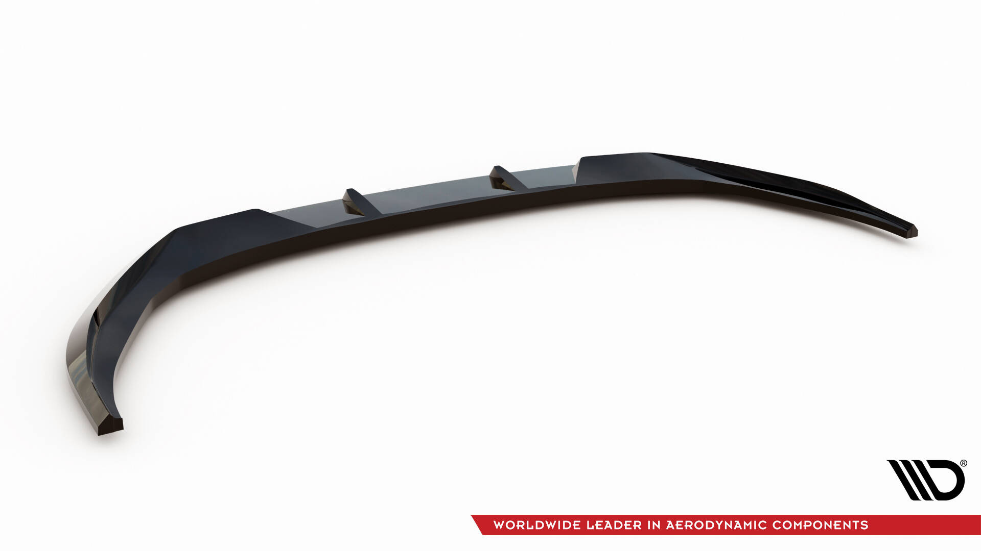 Voorspoiler V.1 Audi S3 / A3 S-line 8Y Facelift Maxton Glanzend zwart