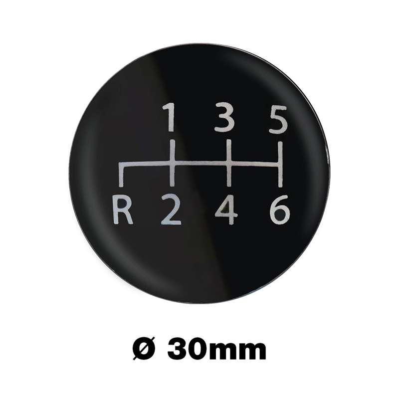 Simoni Racing Pookknop Schakelpatroon Scheme 2 - 6-Versnellingen (achteruit linksonder) Ø30mm