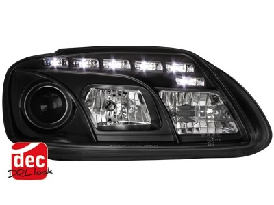 Faros VW Touran Dayline Los ojos del Diablo Black