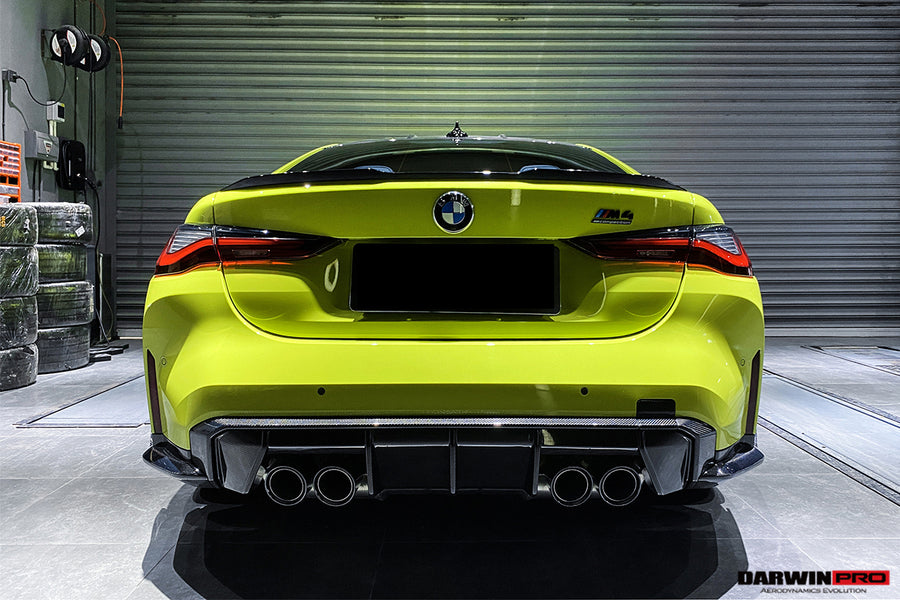 BMW M4 G82/G83 M3 G80 Carbon Fiber Rear Diffuser Trim 2021-UP