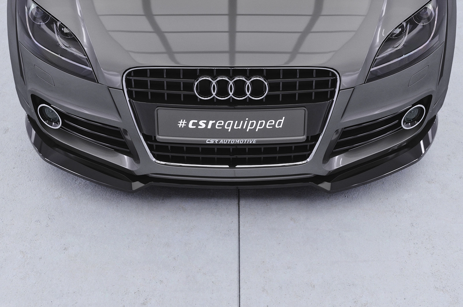 Voorspoiler Audi TT (8J) S-Line glans zwart