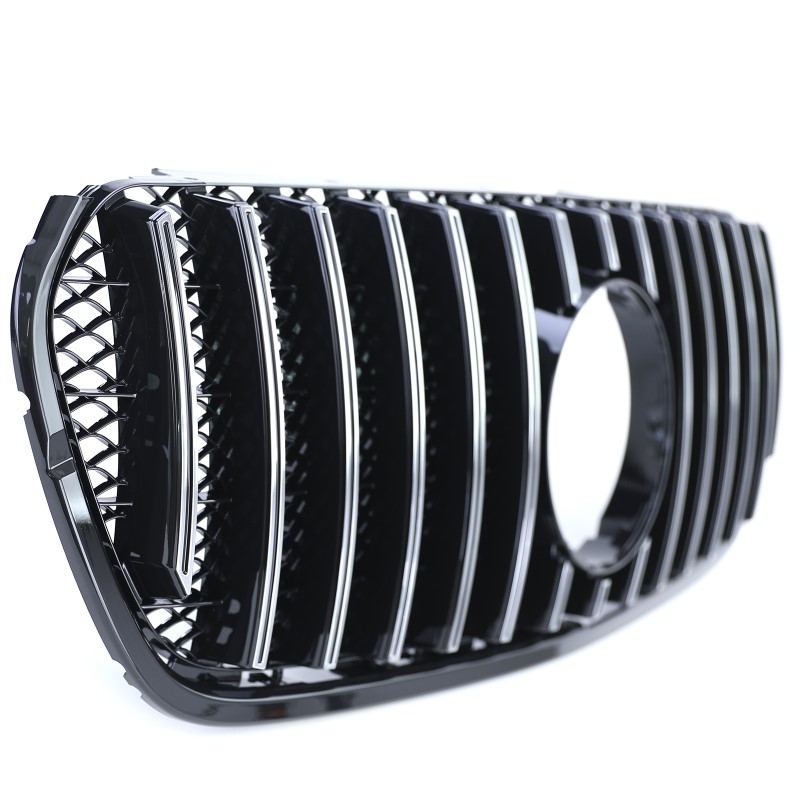 Grill Mercedes X klasse W470 17-20 GT Look Zwart/Chroom