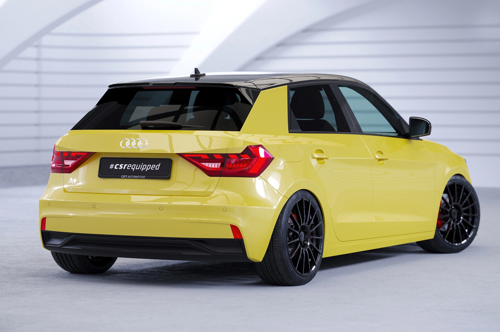 Achterspoiler Audi A1 GB – Glans Zwart (2018–)