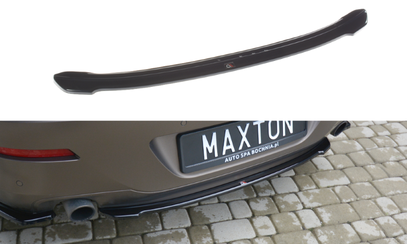 Centrale Achterspoiler BMW 6 GRAN COUPÉ Glanzend Zwart