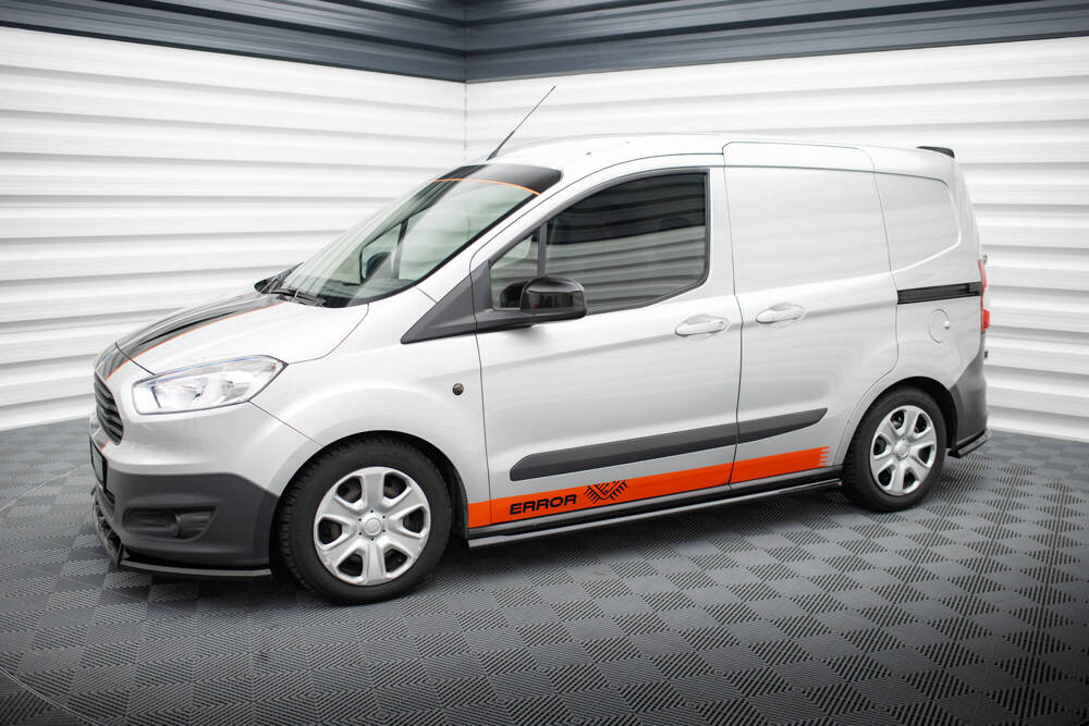 Zijskirt Ford Transit Courier MK1 Glans Zwart