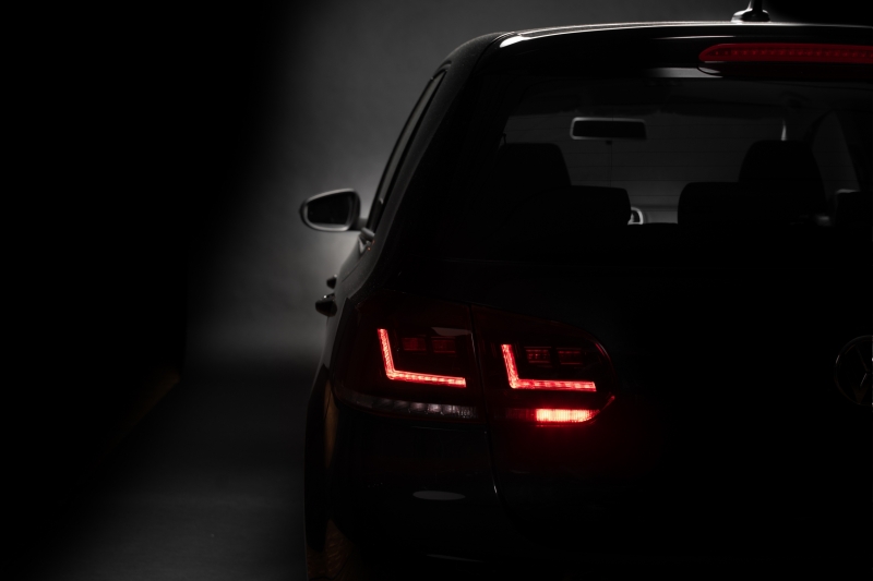 Taillights led VW Golf VI 10/08- R-look red