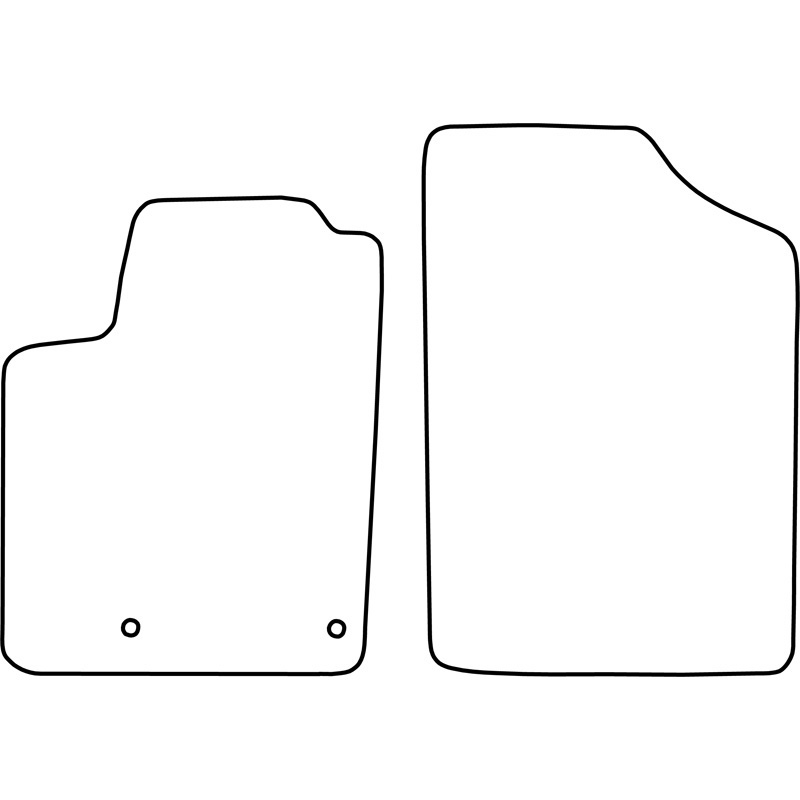Automatten Velours  Citroen Berlingo 2005-2008 (alleen voor)