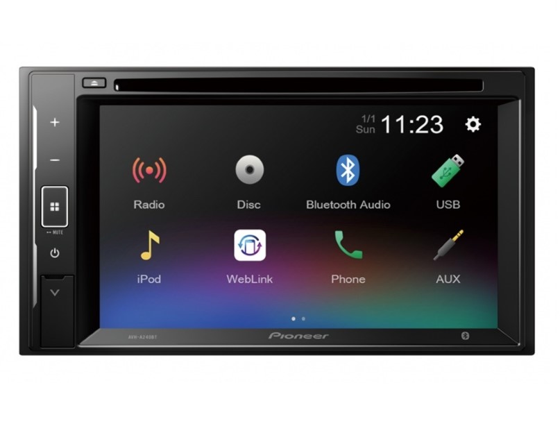 PIONEER autoradio AVH-A240DAB 2DIN / Bluetooth / DAB / DVD