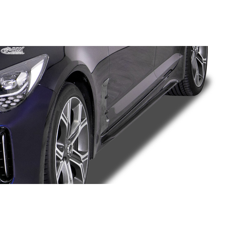 Sideskirts 'Slim'  Kia Stinger (CK) 2018- (ABS zwart glanzend)