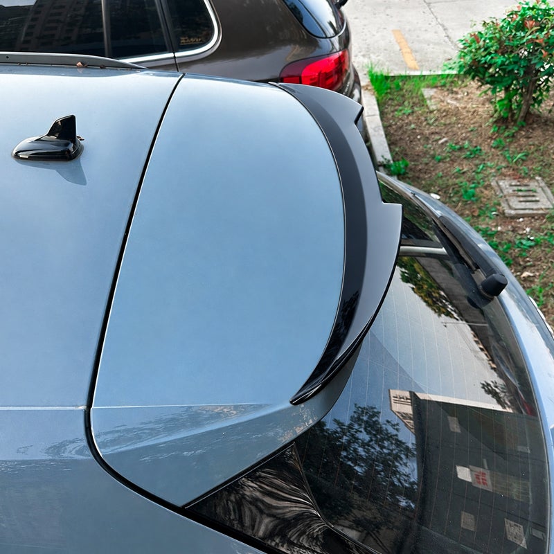 Dakspoiler (Spoiler Cap)  Audi Q3 (F3B) 2019-2025 (ABS Glanzend zwart)
