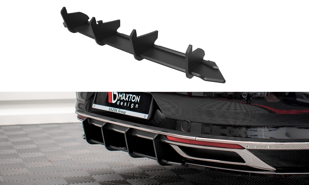 Street Pro Diffuser VW Passat B8 FL Maxton Glans Zwart