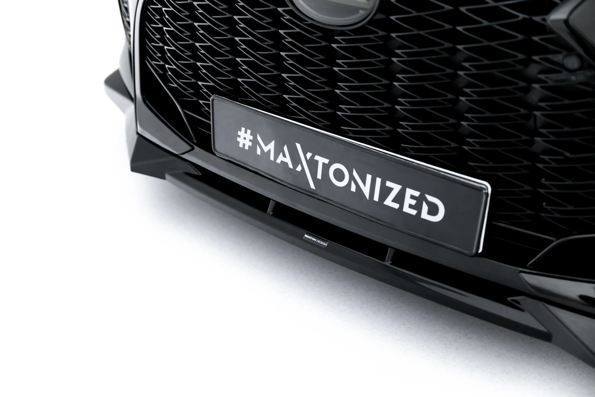 Voorspoiler Lexus IS 500 Mk3 Facelift 2 (XE30) Maxton Glans Zwart V.2