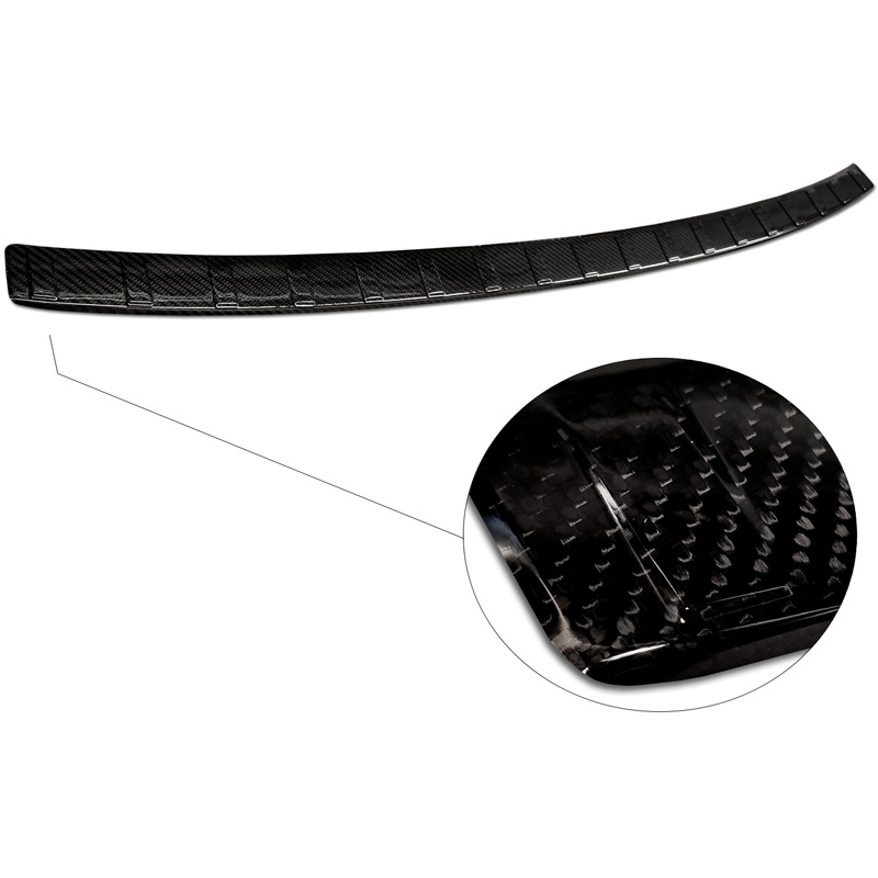 Echt 3D Carbon Achterbumperprotector  Hyundai Tucson 2020- 'Ribs'
