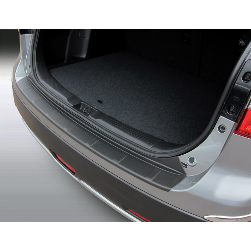 ABS Achterbumper beschermlijst  Suzuki SX4 S-Cross 10/2013- 'Ribbed' Zwart